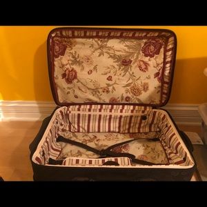 Vintage Brighton suitcase & matching pouch